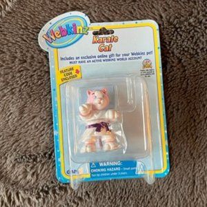 2/$40 Ganz Webkinz Karate Cat with Code NIP